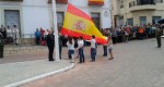 Minglanilla celebra el primer acto de homenaje  a la bandera que se ha hecho en la provincia