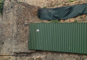 Aparecen nuevos daños en el muro de Alfonso VIII que obligarán a demoler un nuevo paño del mismo 