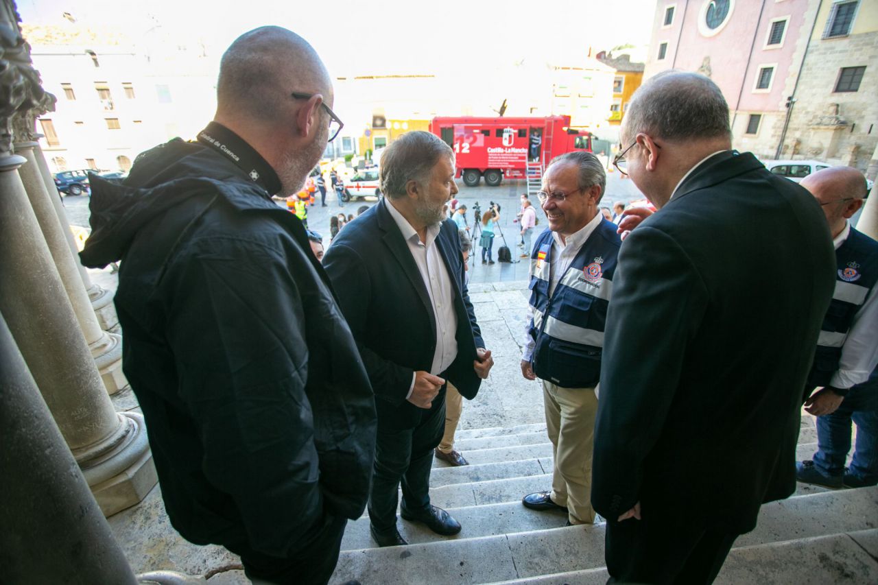 Simulacro de incendio en la Catedral de Cuenca