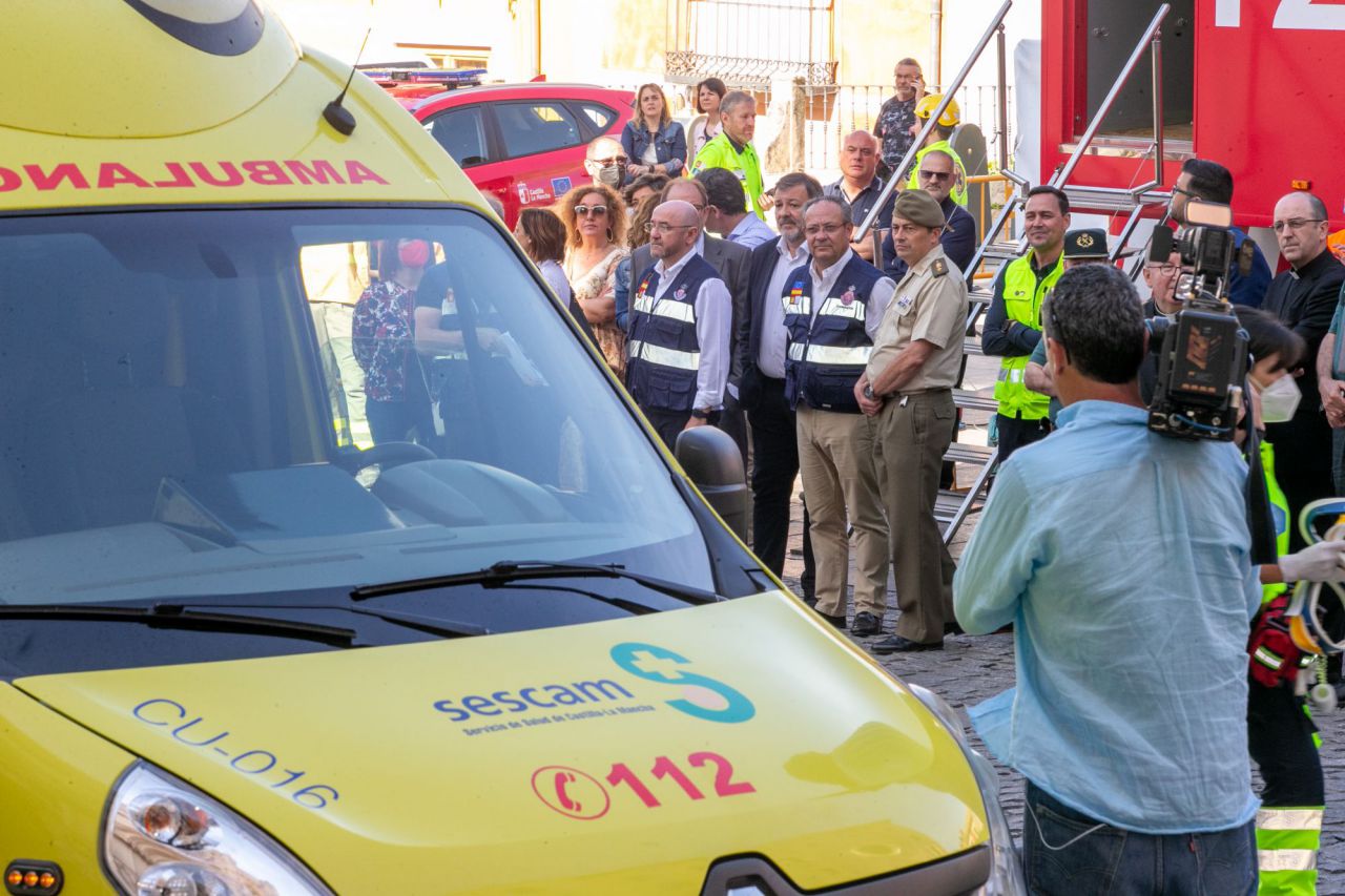 Simulacro de incendio en la Catedral de Cuenca