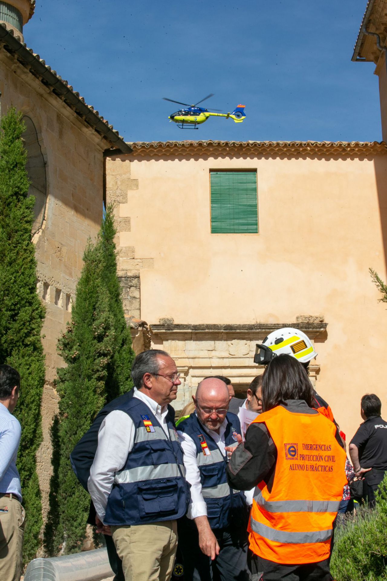 Simulacro de incendio en la Catedral de Cuenca