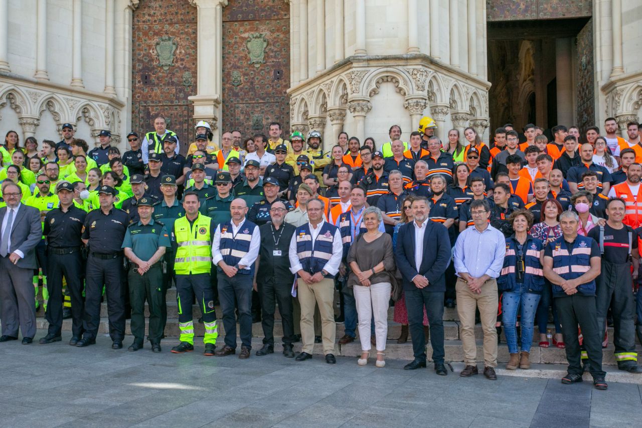 Simulacro de incendio en la Catedral de Cuenca