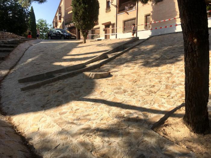 El Ayuntamiento de Toledo finaliza las obras para estabilizar el talud de la bajada de Santa Ana que da acceso de la senda ecológica