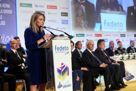 La alcaldesa de Toledo anuncia en la XXI edición de los Premios de FEDETO un Plan de Ayuda para la Revitalización del Comercio