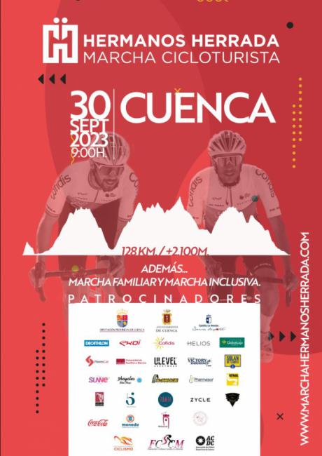 Más de 500 ciclistas se sumarán este sábado al estreno de la Marcha Cicloturista Hermanos Herrada