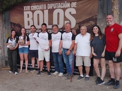 Uña se impone en la octava prueba del Circuito de Bolos “Serranía de Cuenca” en Zarzuela