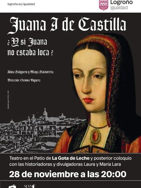 Laura y María Lara en Logroño con 'Juana I, la reina cuerda' en teatro.