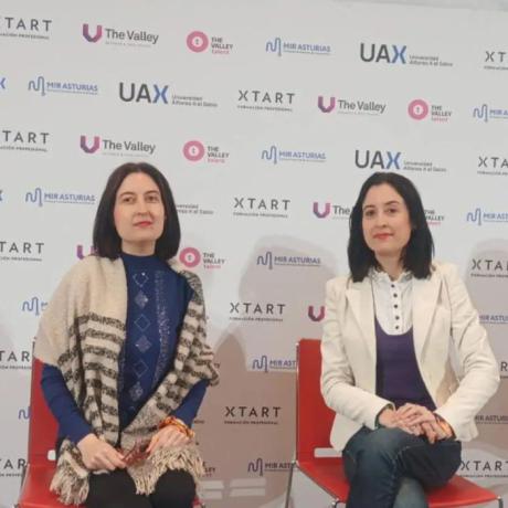 Las Profesoras Laura y María Lara, ponentes de la I Jornada de Emprendimiento y Empleo de Formación Profesional en la UAX