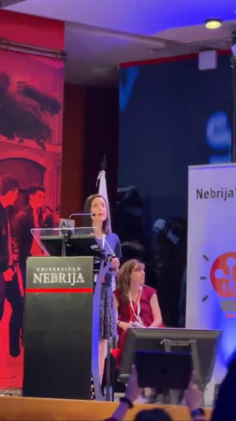 María Lara presenta en la Universidad Nebrija "EduData, el valor de los datos en educación"