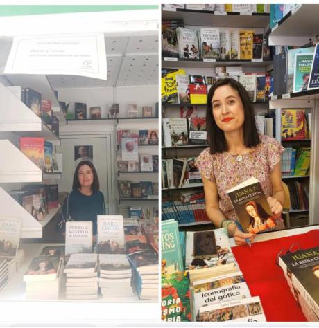 Las escritoras Laura y María Lara en la Feria del Libro de Madrid
