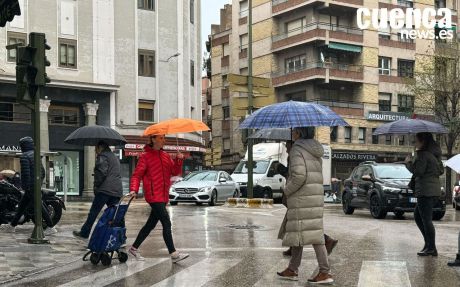 AEMET activa el aviso amarillo por lluvias y tormentas en Cuenca este viernes