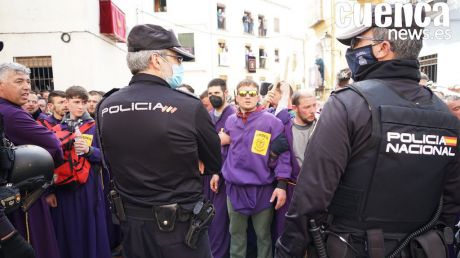 Cuenca contará con refuerzo de Policía Nacional, puestos de emergencia y sanitario, y Punto Violeta en la madrugada del Viernes Santo