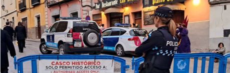 Tráfico, incendios y peleas: balance del fin de semana de la Policía Local en Cuenca