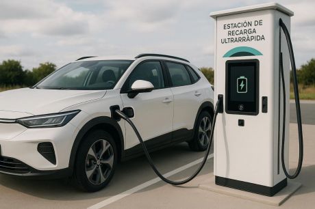 Saelices contará con una nueva área de servicio con estación de recarga ultrarrápida para vehículos eléctricos en la A-3