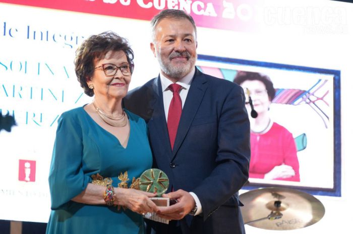 Entrega de los Premios Ciudad de Cuenca 2025 en el acto inaugural del pregón de San Julián