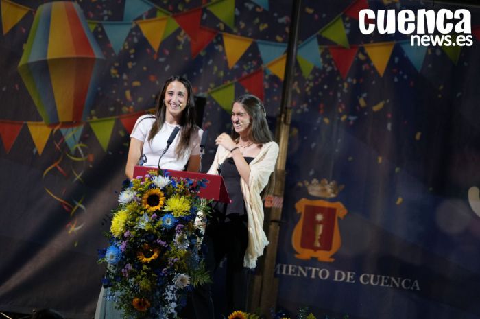 Así fue el pregón: Mónica y Marta Plaza inauguran la Feria y Fiestas de San Julián 2025