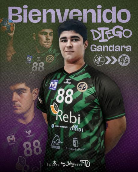 El joven pivote Diego Gandara, nuevo fichaje del BM Cuenca