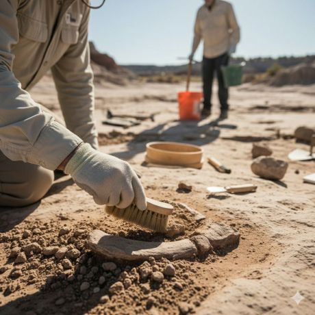 Investigadores internacionales excavan fósiles de 30 millones de años en Cuenca
