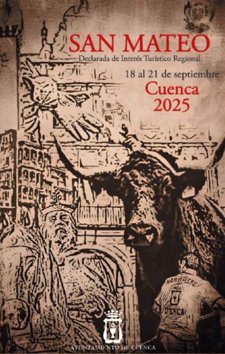 Adrián Rodríguez Sánchez transmite la pasión por San Mateo en el cartel de 2025