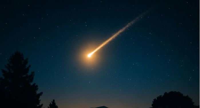 Un meteoro crea una espectacular bola de fuego visible desde toda la Península
