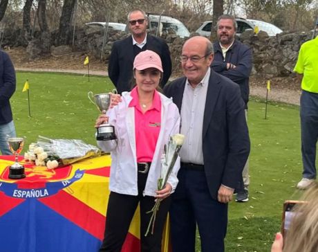 Belén Novillo, del Club de Golf La Vereda, se corona campeona de España Hándicap en Campos Rústicos