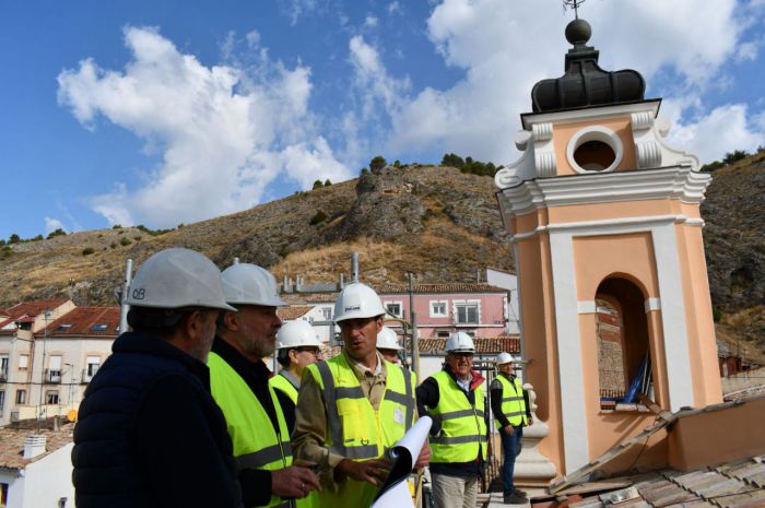 El Ayuntamiento avanza en la restauración de la Iglesia de la Virgen de la Luz con finalización prevista antes de fin de año