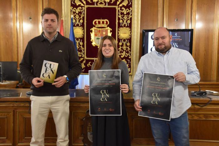 Presentación del programa gastronómico de la Diputación de Cuenca para Madrid Fusión, con productores y chefs que representarán a la provincia en la feria.