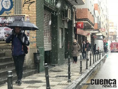 La Aemet activa avisos por nieve en Cuenca en un sábado de tiempo invernal