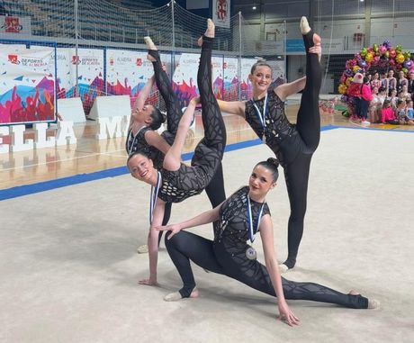 Plata para el Club Huécar en el III Torneo Internacional Stella Maris de Gimnasia Estética