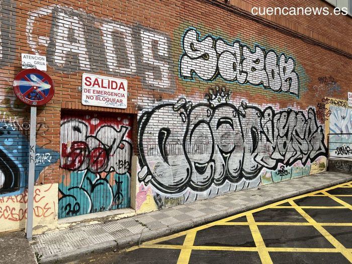 El PP denuncia el aumento de pintadas vandálicas en las calles de Cuenca