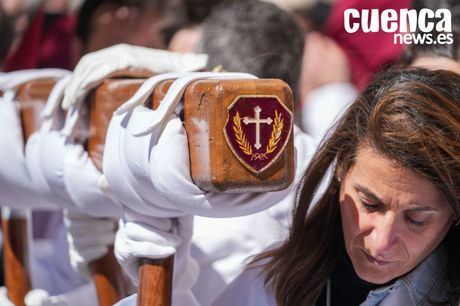 Ambiente de tradición y devoción en el arranque de la Semana Santa conquense.
