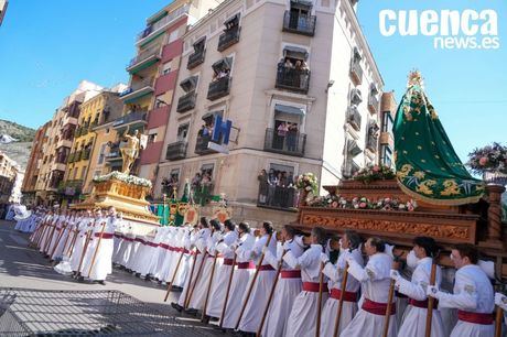 El Encuentro clausura una Semana Santa de Cuenca marcada por la emoción y la multitud