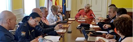 La Subdelegación analiza la movilidad y seguridad ante la llegada masiva de aficionados al Conquense-Xerez