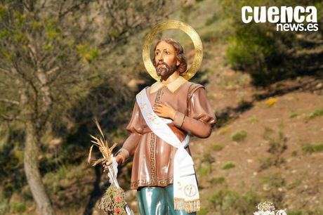 La Hermandad de San Isidro recorre la Hoz del Júcar en su tradicional procesión de rogativas