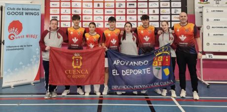 El Bádminton Albatros Cuenca firma una brillante cuarta posición nacional en su debut en Segunda Oro