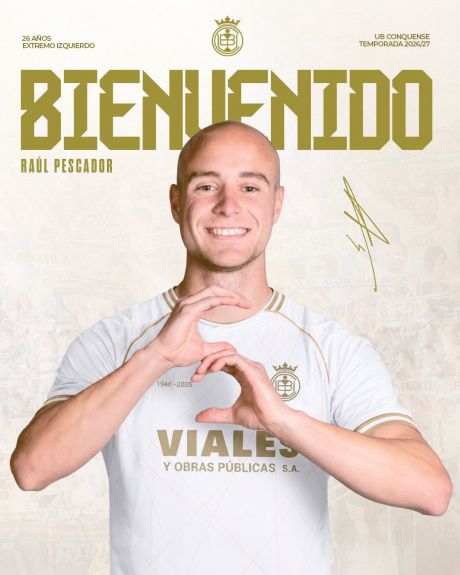 Raúl Pescador, nuevo jugador de la UB Conquense