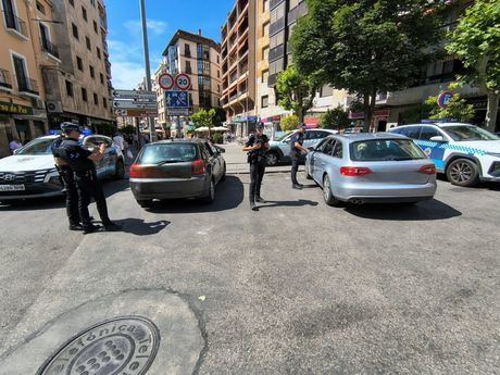 La falta de uso del cinturón concentra siete de cada diez infracciones detectadas por la Policía Local de Cuenca