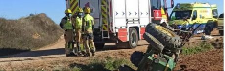 Fallece un hombre de 58 años tras un accidente con un tractor en Fuentes