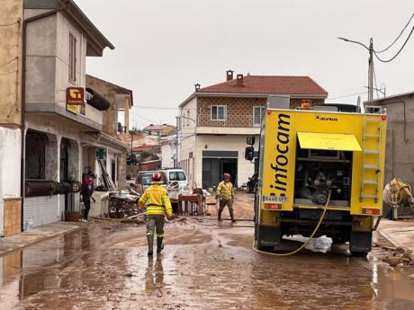 Las lluvias causan más de 800 incidencias en Castilla-La Mancha este domingo