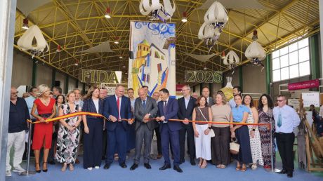 Más de 40 expositores protagonizan la inauguración de la LII Feria Internacional del Ajo de Las Pedroñeras