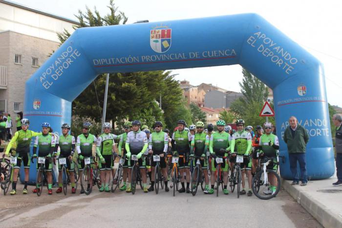 La Marcha Cicloturista Villa de Valverde se consolida en su quinta edición como un referente del cicloturismo conquense