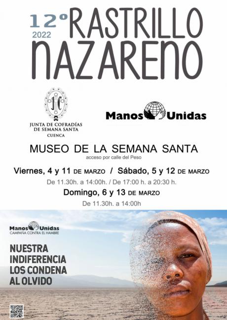 Mañana arranca la 12ª edición del Rastrillo Nazareno organizado por la JdC y Manos Unidas