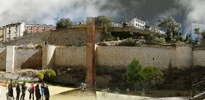 El Colegio Oficinal de Arquitectos satisfecho con la postura del Ayuntamiento y la Diputación sobre los remontes mecánicos del Casco Antiguo