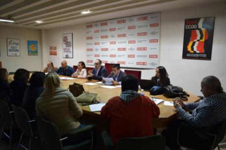 CCOO pide a la Junta, Diputación, Ayuntamiento y a la patronal que la recuperación de la provincia y de las personas sea un objetivo prioritario