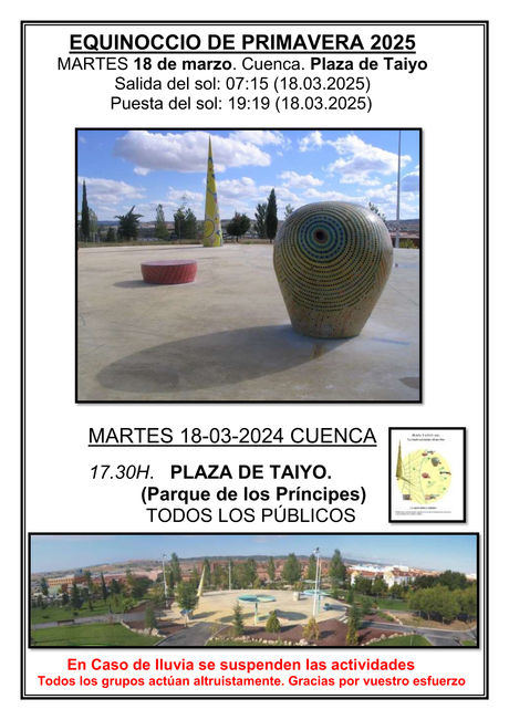 Cuenca celebra la Fiesta del Equinoccio de Primavera en la Plaza de Taiyo