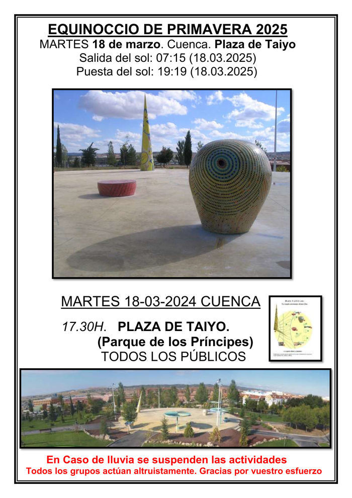 Cuenca celebra la Fiesta del Equinoccio de Primavera en la Plaza de Taiyo