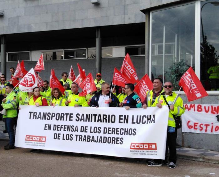 CCOO: “El nuevo convenio colectivo regional del Transporte Sanitario es una conquista de los trabajadores y las trabajadoras del sector que redundará también en beneficio de toda la ciudadanía”