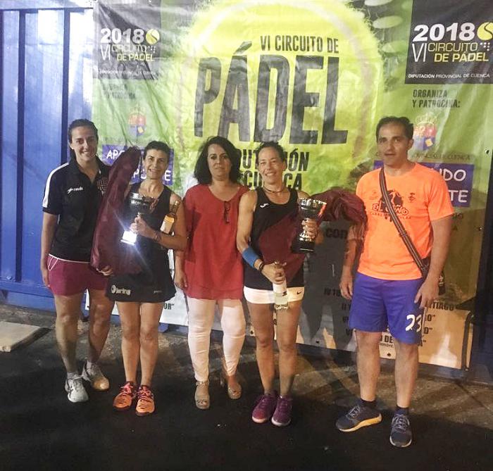 Diecisiete parejas disputaron en Horcajo de Santiago la cuarta cita del VI Circuito de Pádel Diputación de Cuenca