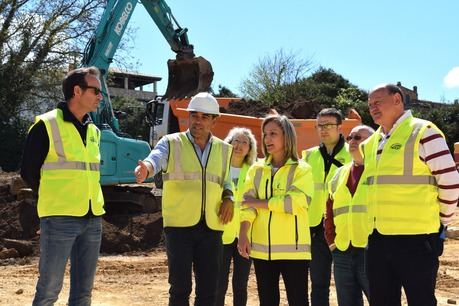 Las obras del nuevo puente de Landete avanzan según los plazos previstos