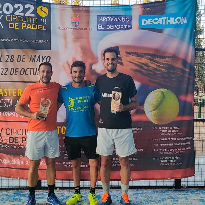 El Circuito Provincial de Padel hace parada en Valverde del Júcar